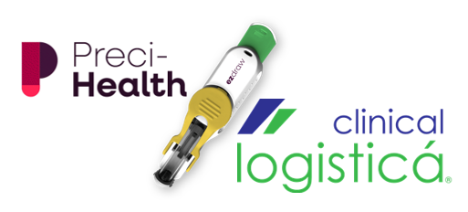PreciHealth ezdraw blood collection device and Clinical Logistica partnership